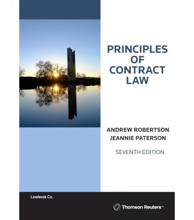 Lawbook Co., AUSTRALIA Principles of Contract Law 7th Edition