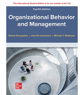 McGraw-Hill Education ebook Organizational Behavior and Management ISE 12E