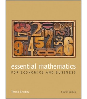 John Wiley & Sons ebook Essential Mathematics for Economics and Business 4E