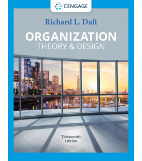 Cengage Learning ebook Organization Theory & Design 13E