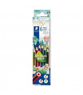 Staedtler Noris colour coloured pencils - assorted 6s