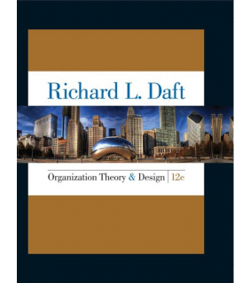 Cengage Learning ebook Organization Theory and Design 12E