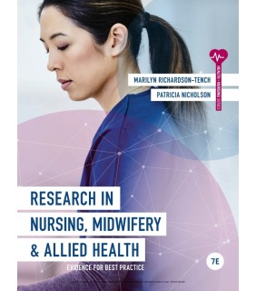 Cengage Learning ebook Research in Nursing, Midwifery and Allied Health 7E: E