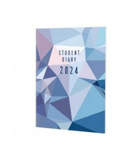 Collins Debden Diary 2024 A5 WTV Colplan Student Geo Triangle