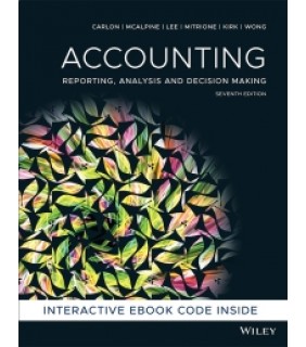 Wiley ebook Accounting 7E: Reporting, Analysis and Decision Making