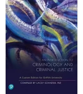 SPECIAL ORDER - Pearson Education Introduction to Crime and Criminology (Custom Edition)