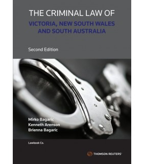 Thomson Reuters eBook Criminal Law of Victoria, New South Wales and South Au
