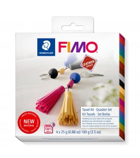 Staedtler FIMO leather-effect DIY tassel kit