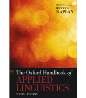 Oxford University Press UK ebook RENTAL 180 DAYS The Oxford Handbook of Applied Linguis
