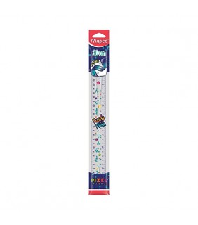 Maped PIXEL PARTY RULER TWIST N FLEX RULER - ASSORTED