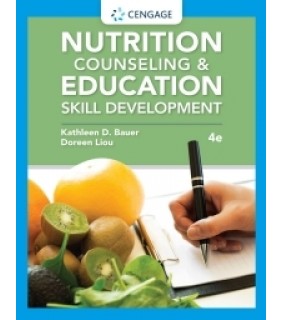 Cengage Learning ebook Nutrition Counseling and Education Skill Development