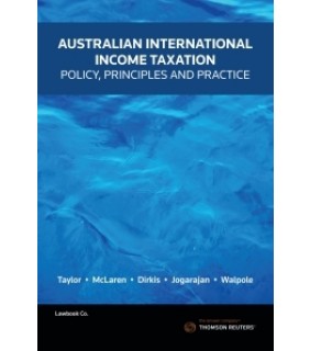 Lawbook Co., AUSTRALIA ebook Australian International Income Taxation