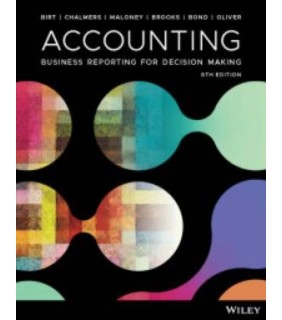 Wiley ebook Accounting 8E: Business Reporting for Decision Making