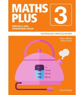 Oxford University Press Maths Plus AC Mentals and Homework Book Year 3