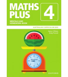 Oxford University Press Maths Plus AC Mentals and Homework Book Year 4