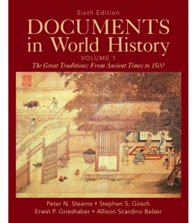 Pearson Education Documents in World History, Volume 1, 6th edition