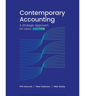 Cengage Learning ebook Contemporary Accounting 11E: A Strategic Approach for