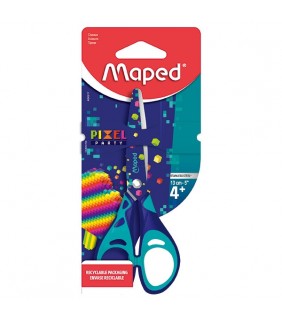 Maped PIXEL PARTY SCISSOR 13CM SCISSOR - ASSORTED