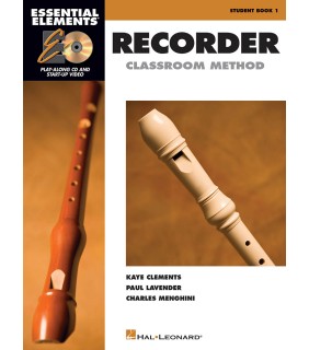 Hal Leonard Essential Elements For Recorder Bk/Cd
