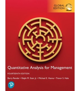 Pearson Education ebook Quantitative Analysis for Management 14E Global Editio