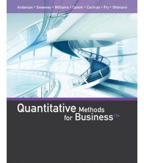 Cengage Learning ebook Quantitative Methods for Business 13E