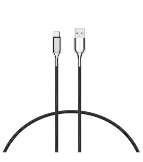 Cygnett Armored 3.1 USB-C to USB-A (3Amp/60W) Cable 1M - Black
