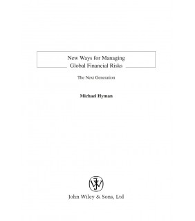 John Wiley & Sons ebook New Ways for Managing Global Financial Risks