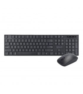 Bonelk KM-314 Slim Wireless Keyboard and Mouse Combo (Black)