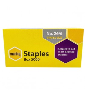 Marbig STAPLES NO. 26/6 5000BX
