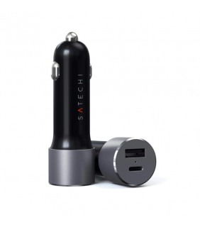 SATECHI 72W USB-C PD Car Charger (Space Grey)