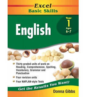 Pascal Press Excel Basic Skills Core Books: English Year 1