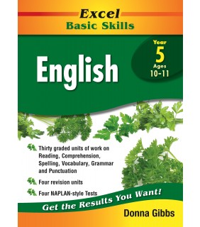 Pascal Press Excel Basic Skills Core Books: English Year 5
