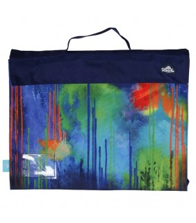 Spencil Library Bag - Colour Drip