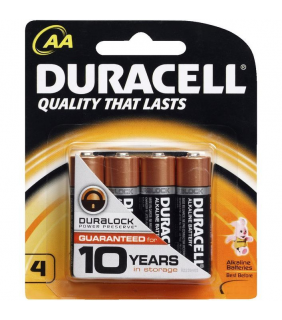 Duracell COPPERTOP AA PACK OF 4
