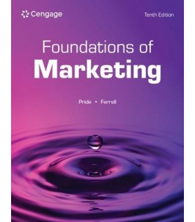 Cengage Learning Foundations of Marketing 10E
