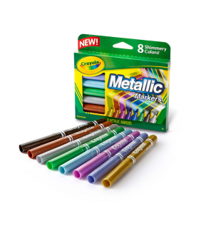 Crayola 8ct Metallic Markers