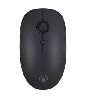 Bonelk Wireless Round Scroll 4D Mouse, 800-1600 DPI, M-257 (Black)