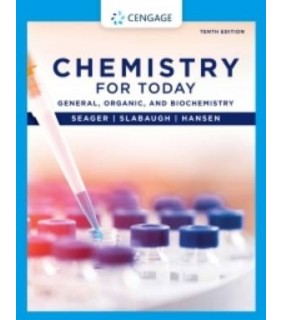 Brooks/Cole ISE ebook Chemistry for Today 10E: General, Organic, and Biochem