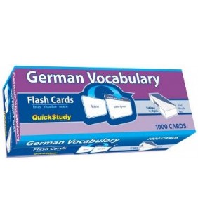 BARCHARTS PUBLISHING German Vocabulary Flash Cards