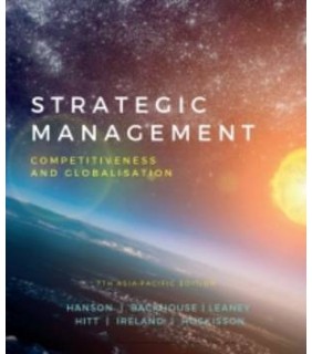Cengage Learning ebook Strategic Management 7E: Competitiveness and Globalisa