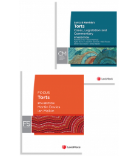 LexisNexis Australia BUNDLE Luntz & Hambly’s Torts: Cases 9E & Focus Torts 9E