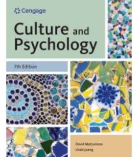 Wadsworth ISE ebook Culture and Psychology 7E