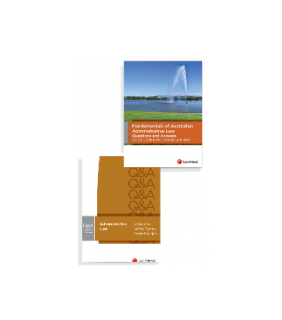 BUNDLE Fundamentals of Aust Admin Law Q & A and Q &A Admin