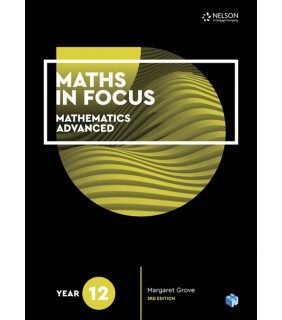 Maths in Focus 12 Mathematics Advanced Student Book with 1 Access Code for 26 Months