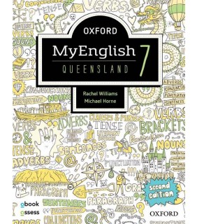 Oxford University Press Oxford MyEnglish 7 QLD Student book + obook assess