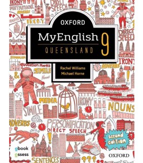 Oxford University Press Oxford MyEnglish 9 QLD Student book + obook assess