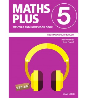 Oxford University Press ANZ Maths Plus AC Mentals and Homework Book 5