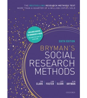 Oxford University Press UK ebook RENTAL 1YR Bryman's Social Research Methods