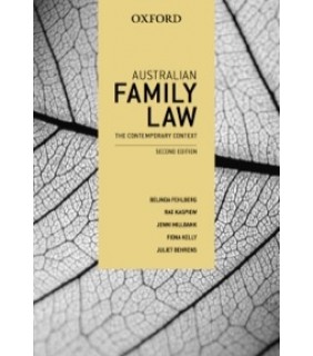 Australian Family Law: The Contemporary Context - eBook