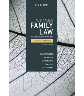 OUPANZ ebook Australian Family Law Teaching Materials: The Contempo